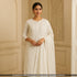 Dyeable Zari Work Chinon Chiffon Fabric-F5032